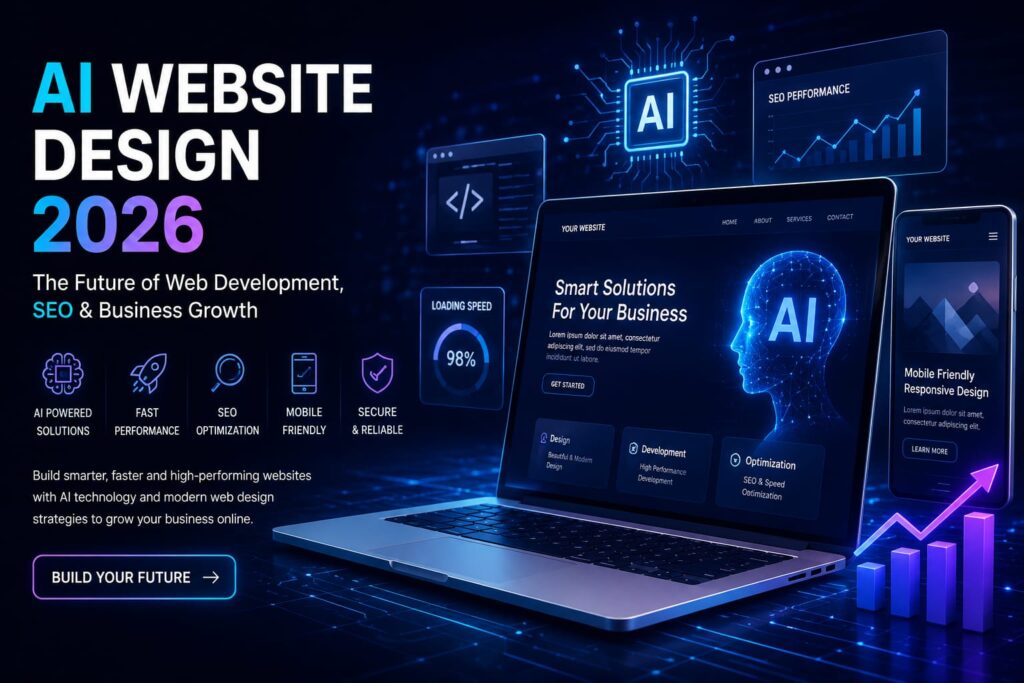 AI Website Design 2026 Professional Web Development SEO Optimization Responsive Website Design Nexio Market