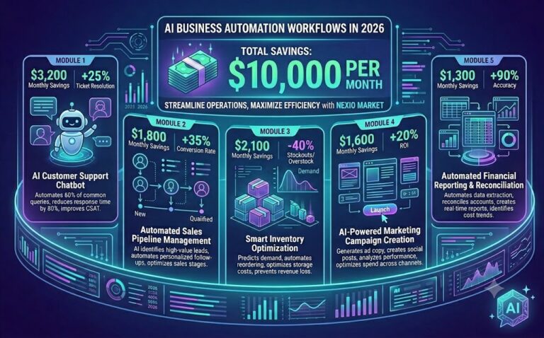 Comparison Infographic of Custom AI Agents vs Standard Websites for Business Automation in 2026
